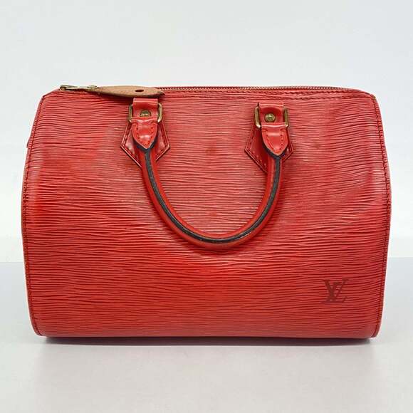 Louis Vuitton Epi Speedy 25 Handbag M43017 Castilian Red Women's - Picture 14 of 14